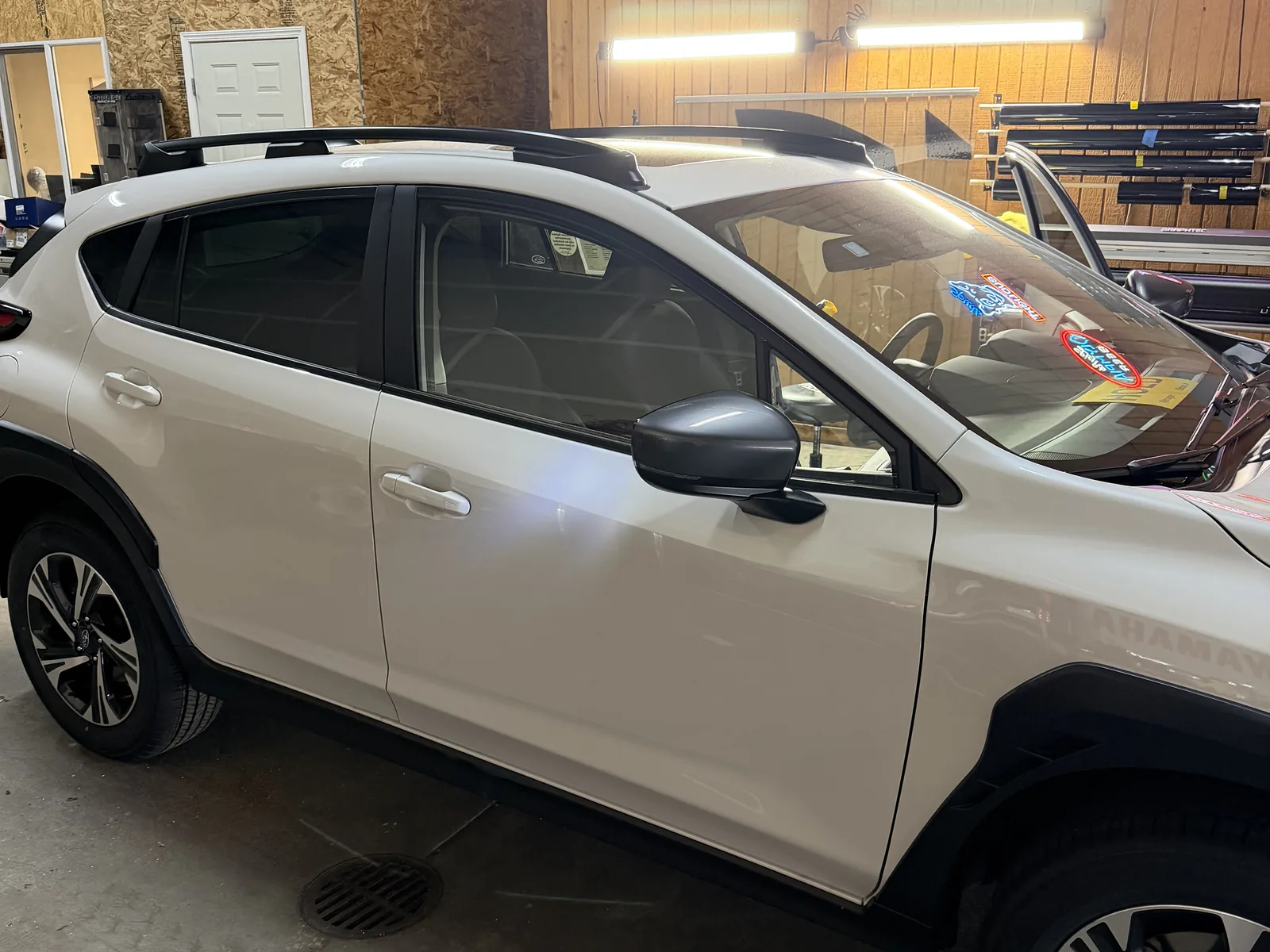 Subaru Crosstrek before front-window tint by SFR Tint & PDR